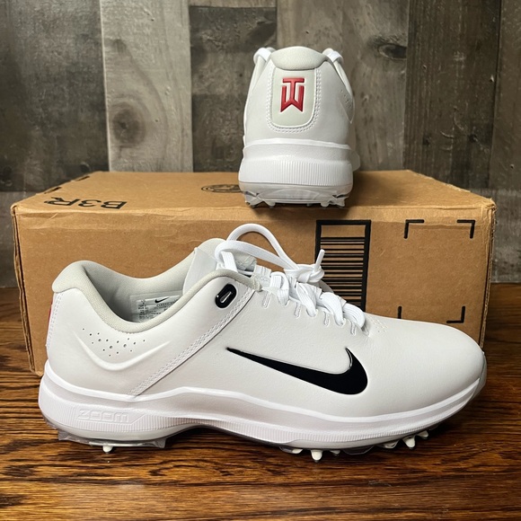 Nike Air Zoom TW20 Tiger Woods White Golf Cleats Shoes Mens